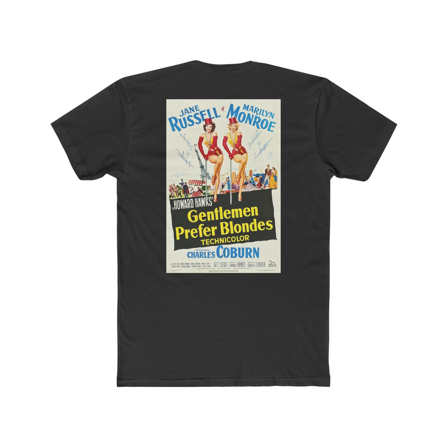 Gentlemen Prefer Blondes Men's Cotton Crew Tee