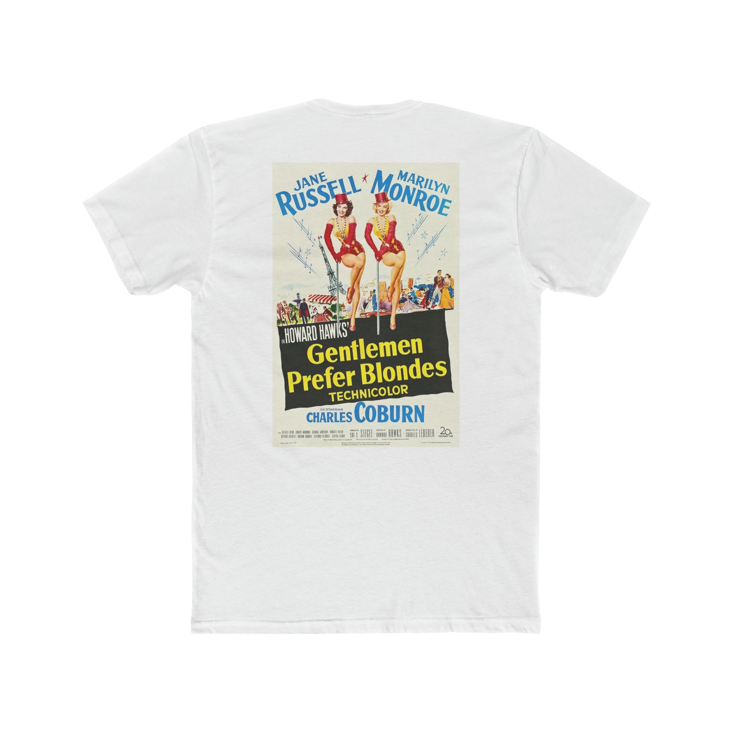 Gentlemen Prefer Blondes Men's Cotton Crew Tee